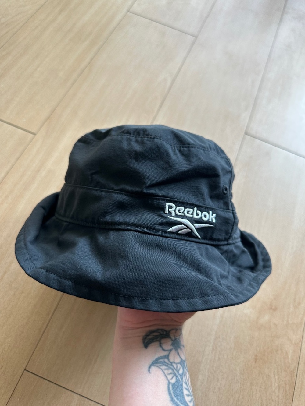 Black Reebok Bucket Hat